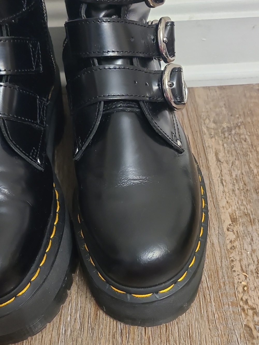 Dr. Martens Jadon Max Hardware Platform Buckle Boots - Picture 6 of 9